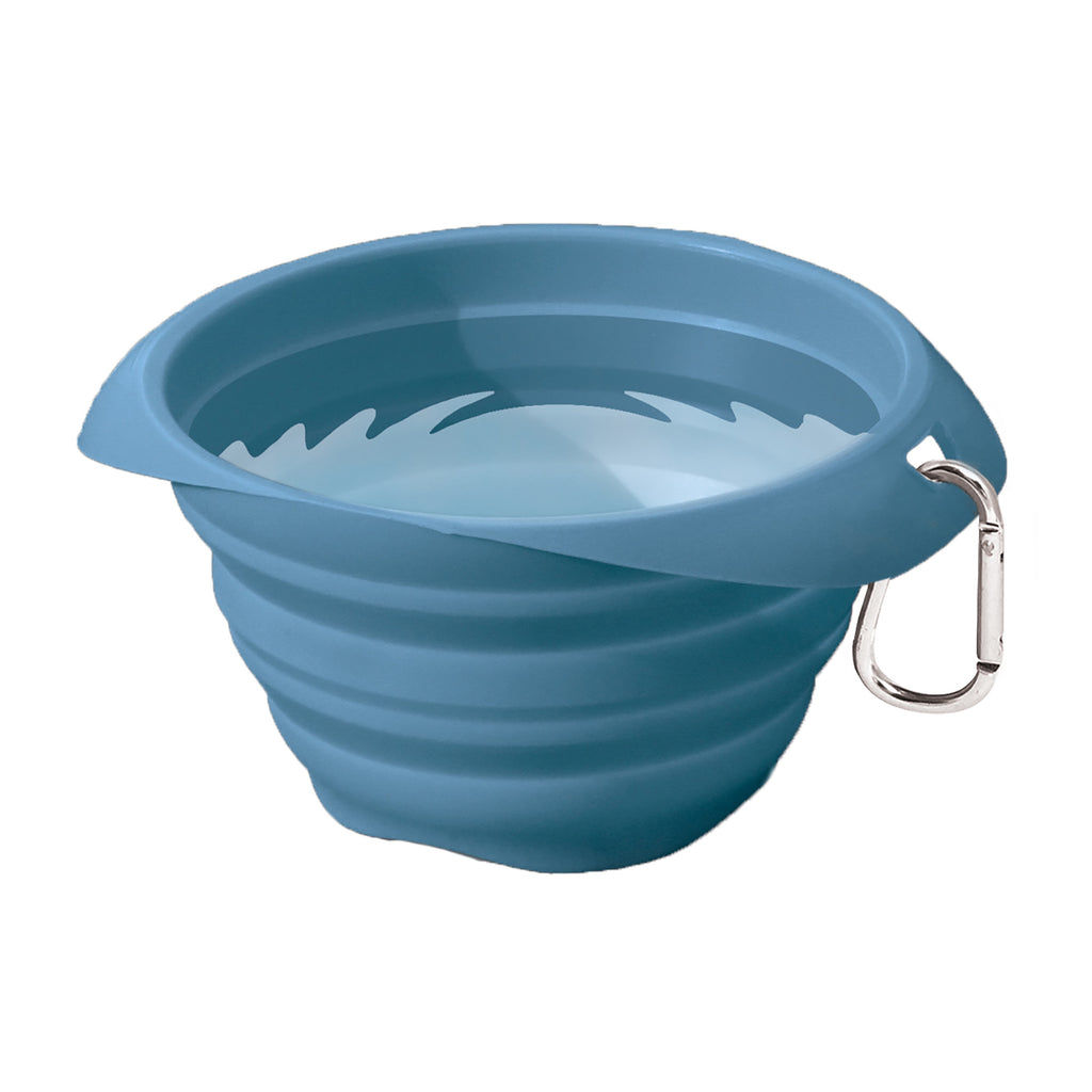 Kurgo Collapsible & Portable Travel Dog Bowl for Food & Water
